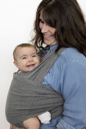 ผ้าอุ้มเด็ก BBLUV - CHIMPAROO - SNUG สีเทา_1